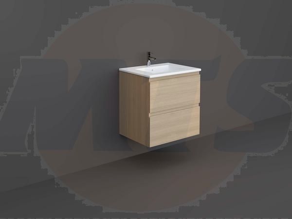 RAK Joy Wh Vanity 60Cm (Scandi. Oak) JOYWH060SOK Bathroomsuites