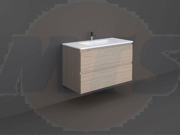 RAK Joy Wh Vanity 100Cm (Grey Elm) JOYWH100EGY Bathroomsuites