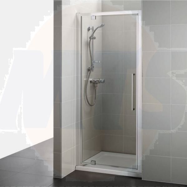 Ideal Standard  Connect 2 800mm pivot door with Idealclean clear glass - bright silver finish  K9392EO