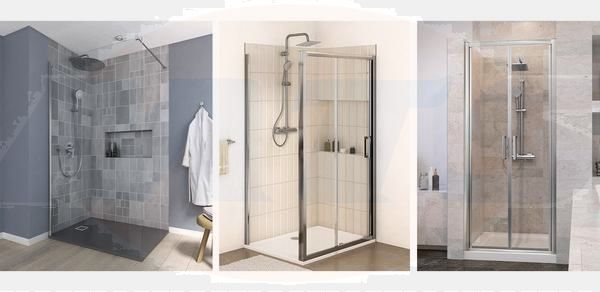 Ideal Standard  Connect 2 900mm bifold door with Idealclean clear glass - bright silver finish  K9399EO