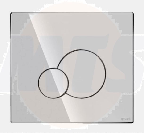 Cersanit Base Circle chrome toilet flush button K97-494