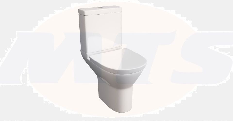 Kartell Project Round Soft Close Seat White POT870PR  5055681418533