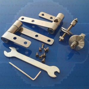 Keramag Preciosa Toilet Seat Hinges 598200000 Set  chrome 