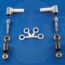 Keramag Cleo - Joly - Mango - Virto - Vitelle - Vivano 597110000 Seat Hinges Chrome