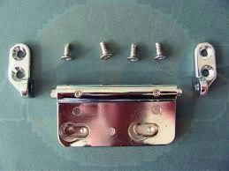 Keramag hinges - chrome plated 596432000, Keramag hinges p to urinal 573310 and 573350 chrome 596432000, Suitable for 573310/573350