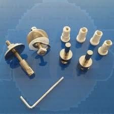 Keramag Joly - Virto - Vitelle - Vivano 598154000 set of 2 hinges for toilet seat chrome