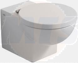 Keramag toilet seat Preciosa, stainless steel hinges white (alpine) 571180000 PER DIN 18516 / 4022009220117 
