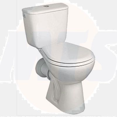Keramag toilet seat DELTA with metal hinges white 571070000