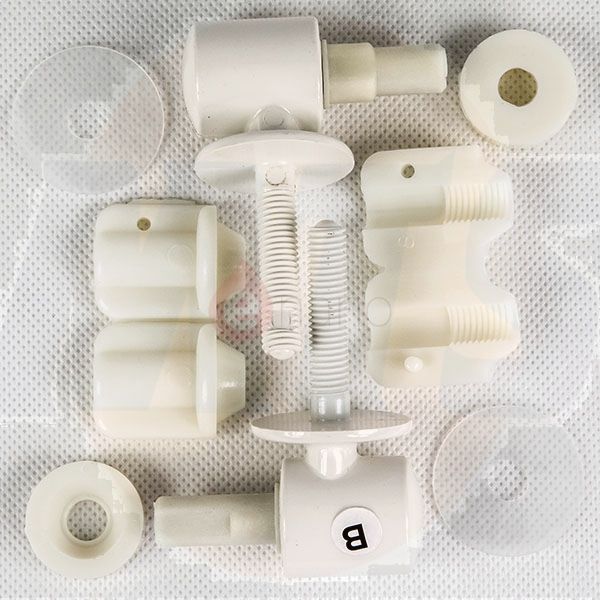 Toilet seat hinges for slow-wheel RECORD