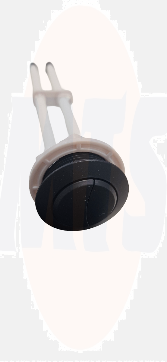 Dual Push Button Cover (Rod) - Matt Black DIAC0210