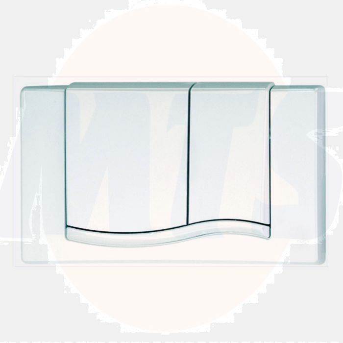 Mepa flush plate MepaWave 420505 matt chrome, for cistern (old) A21 E21