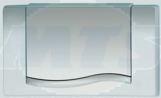 MEPAwave Flush Plate for A21 E21 flush plate 420305 start  stop, matt chrome