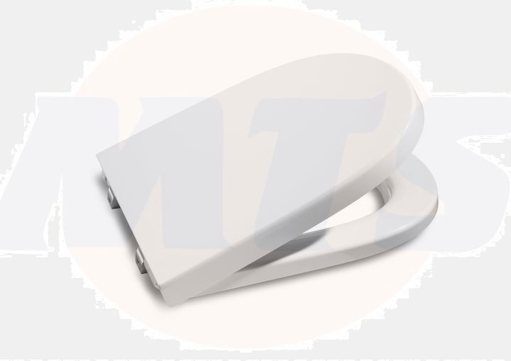 Meridian-N Soft-closing compact lacquered seat and cover for toilet A8012AC004