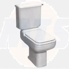 MICHELANGELO Standard Close Toilet Seat and Cover with Fittings