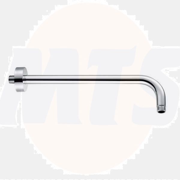 ROUND SHOWER ARM 300MM CHROME BRASS