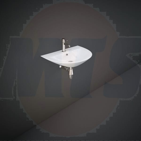 RAK Morning 55cm Basin 1th MORWB5501AWHA Bathroomsuites