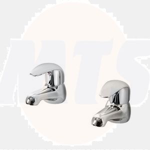 Nabis Alia hot and cold basin taps A05404 