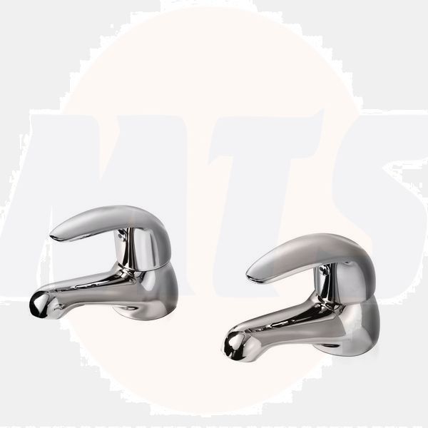 Nabis Alia hot and cold bath taps A05405  Chrome Pair