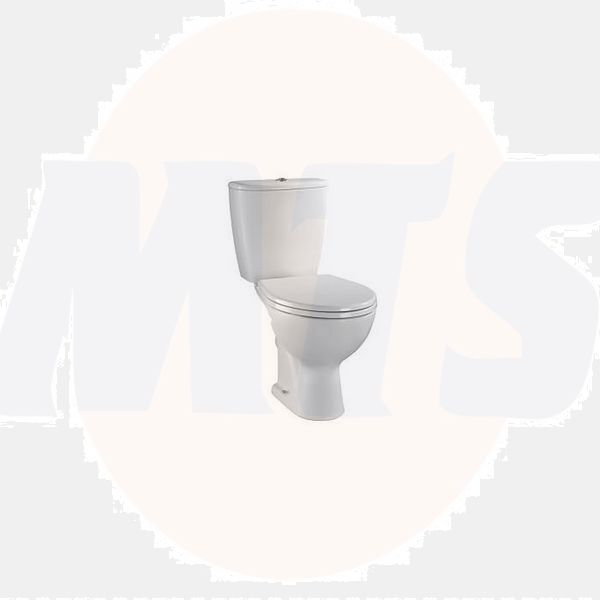 Nabis Pride close coupled toilet seat and cover White 1