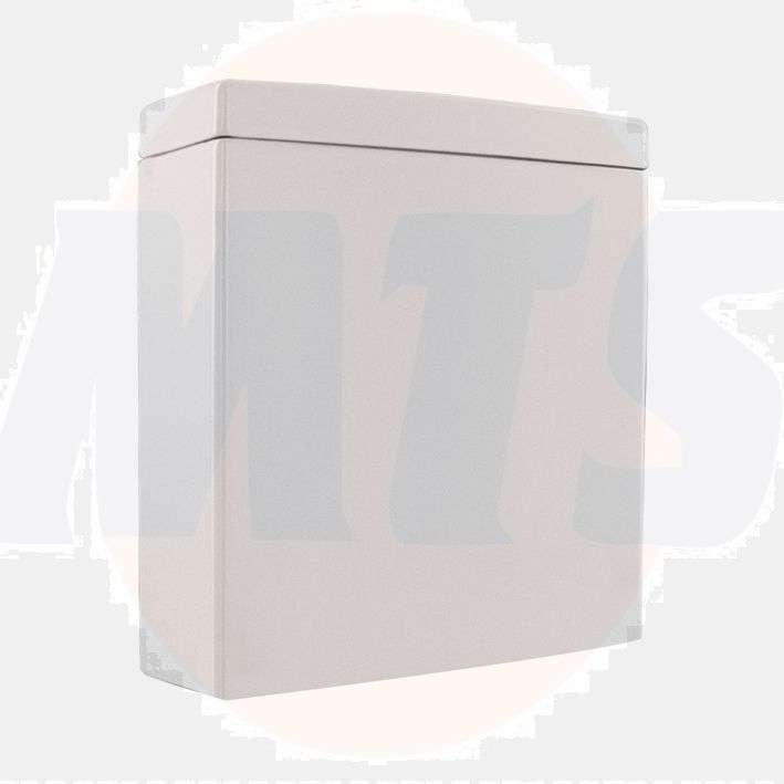 Sanitaryware Arquitect 100048255
Cistern with inlet on upper left-hand side, pre-assembled mechanism, connections and seal. The water inlet can be mounted on the left or right. conventional flush 6 / 3 L.

