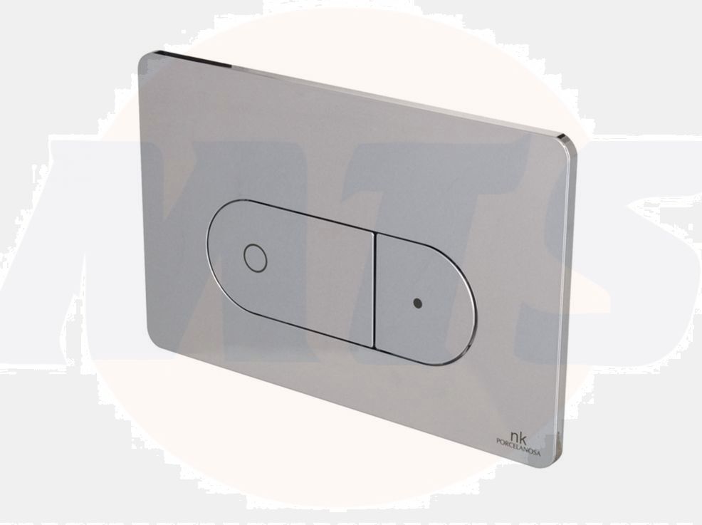 Noken Oval Flush Plate 100104502 Chrome