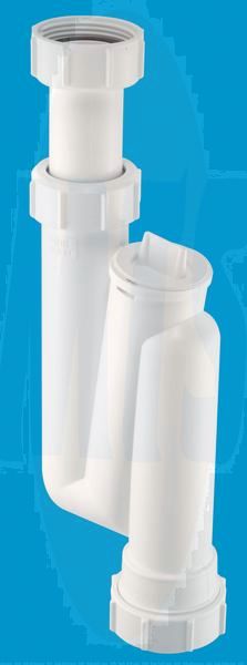 McAlpine OBT1 1.1/4in Adj Offset Basin Trap 120BX