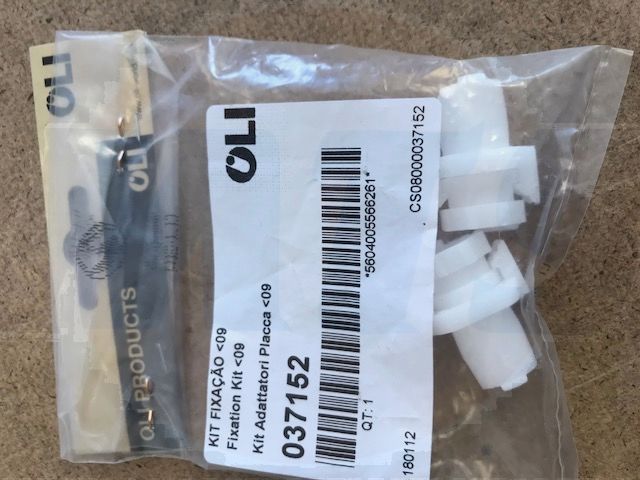 OLIVER FLUSDH PLATE KIT ADAPTERS FOR PLATE SLIM  RECESSED OILS 037152