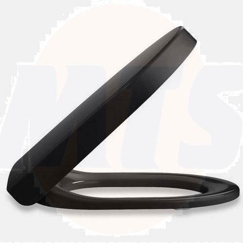 ORIGINAL CLOSET SEAT WITH LID BLACK PR55LIT