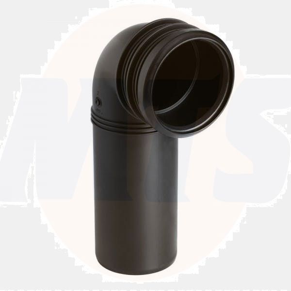 Output elbow Ø 90 mm Frame-Bracket for concealed wall Hidden toilets. This connects the Pan to Cistern