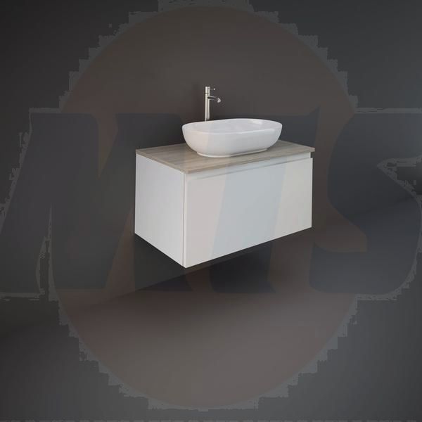 RAK Plano 80Cm Wood (Scandinavian Oak) PLASL08146SOK Bathroomsuites