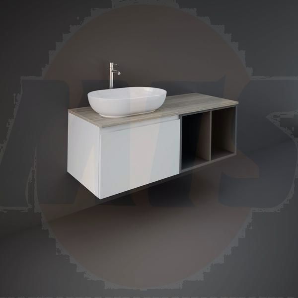 RAK Plano 120Cm Wood (Scandinavian Oak) PLASL12146SOK Bathroomsuites