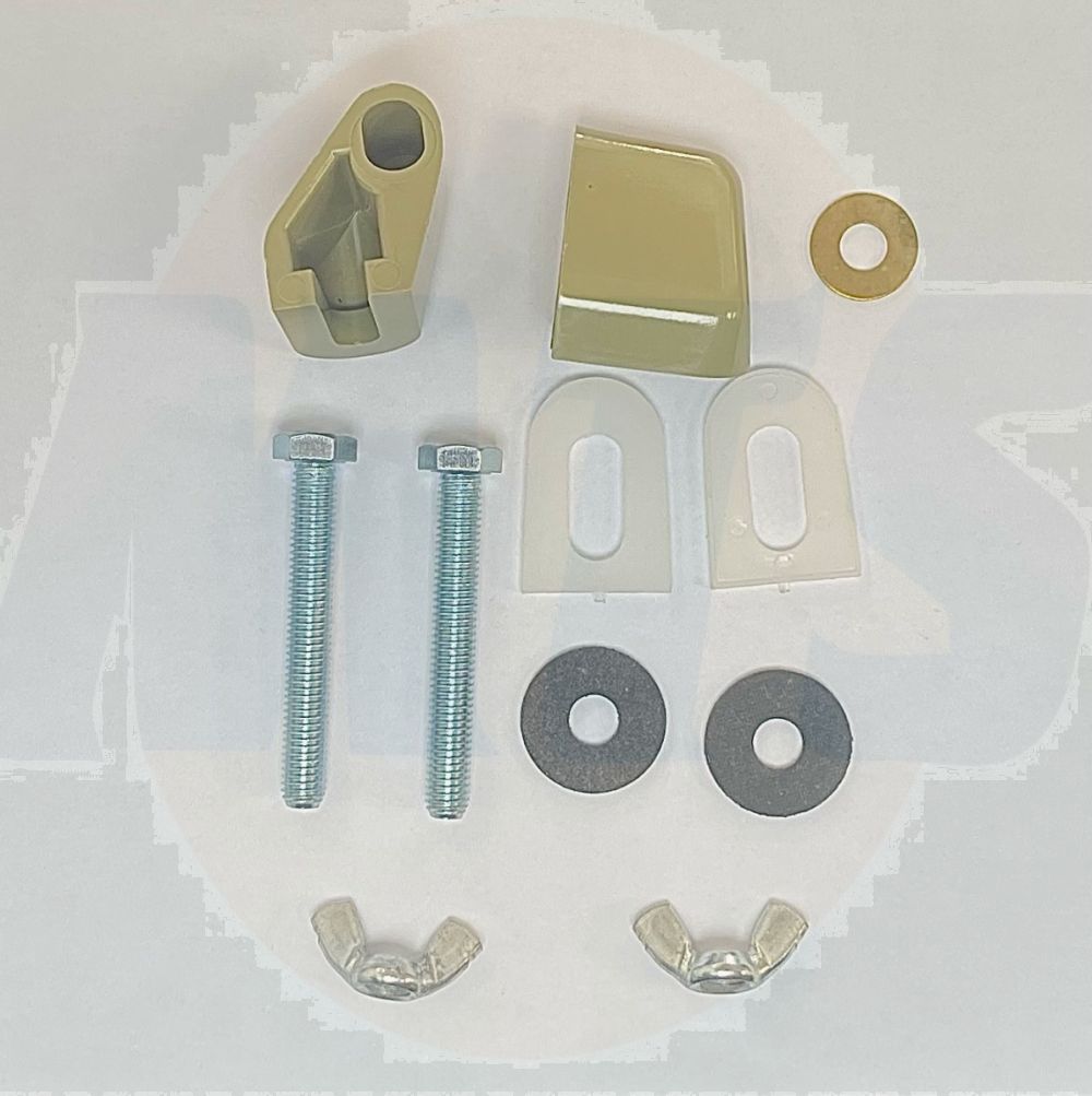 Plastic toilet seat hinge (colour khaki green)