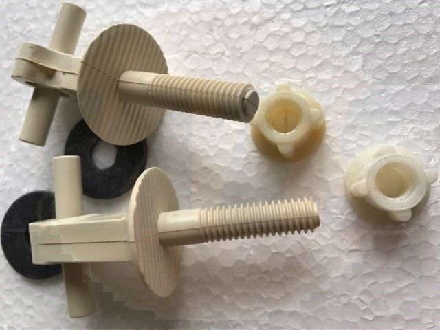 PLASTIC TOILET SEAT HINGE PACK