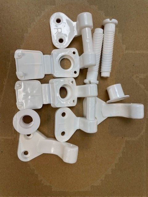 PLASTIC TOILET SEAT HINGES EVERBILT 1000055085