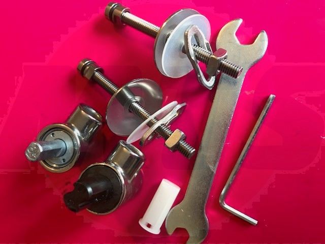 Porcelanosa NK Program Soft Close Toilet Seat Hinges 100063206 / N453592301