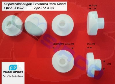 Pozzi Ginori bumper 41981 Toiet Seat Buffers ORIGINAL