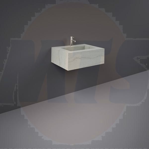 RAK Precious 600Mm Wm Counter Wash Bsn 0Th PRECT06347101A0 Bathroomsuites