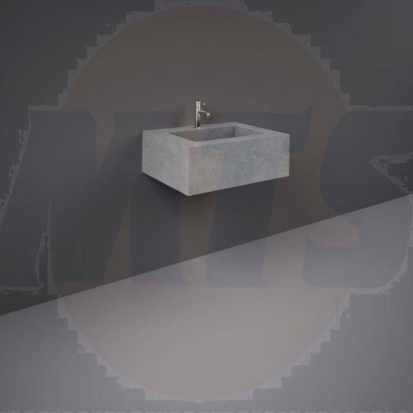 RAK Precious 600Mm Wm Counter Wash Bsn 0Th Surface PRECT06347103A0 Bathroomsuites