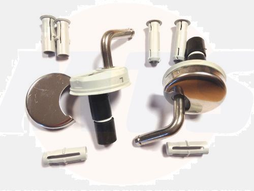 Pressalit Scandinavia 75 Toilet Seat Top Mounted Hinge Set - D43P999