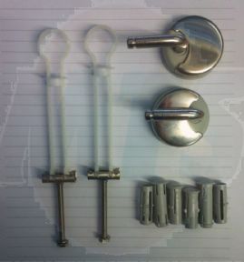 Pressalit Tivoli 2 Toilet Seat  Top Fixing Hinges BQ4P999