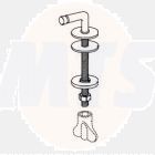 Pressalit Plan 824 Hinge Set (Top Fix)- DB6