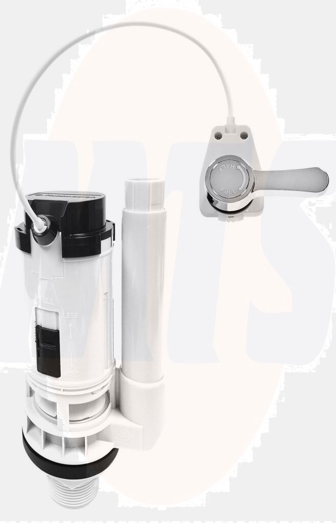 Fluidmaster 171190 Chrome Lever Valve PRO750UK - High Performance Flush Mechanism