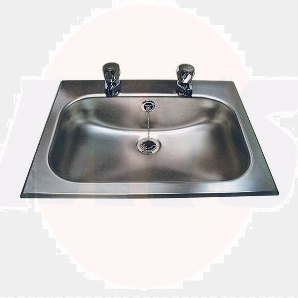 Twyford.406.x.260mm,.2.tap.holes.with.overflow.including.waste