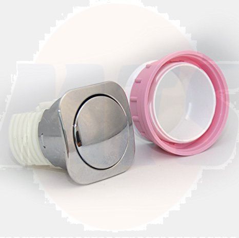 Thomas Dudley Pneumatic Dual Flush Valve Square Air Push Button PSPLEV314600 