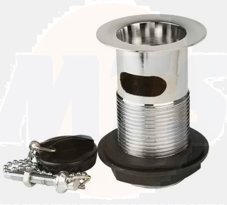 Thomas Dudley 368165 Slotted Brass Body and Poly Plug Basin Waste PSWWAS368165

Easy to fit, this Thomas Dudley slotted clicker basin waste has a traditional poly plug. Manufactured with a robust threaded brass body and sleek chrome finish, this high qu