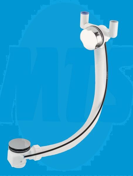 McAlpine PUWF3CP 1.1/2in Wasteflow P/U & Trap {20} PUWF3-CP Bathroomsuites