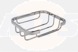 Croydex QM391941 Wire Soap Dish Stainless Steel Soap Dish