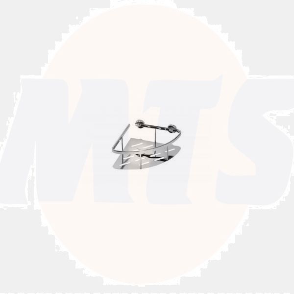 Croydex QM393841 Wire 2-Tier Corner Bskt L S/S