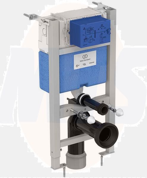 Ideal Standard  ProSys 820mm height, pneumatic wall hung WC frame, 150 depth, front or top actuation CL2  R031267