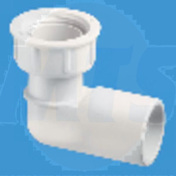 McAlpine R8A 3/4in O/Flow 90deg FI Coupling(700)